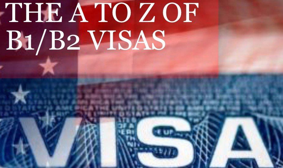 THE A TO Z OF B1/B2 VISAS - Cover Image