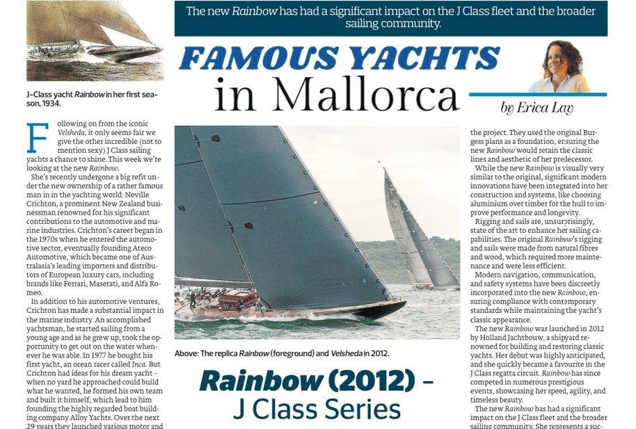 FAMOUS YACHTS IN MALLORCA - Cover Image