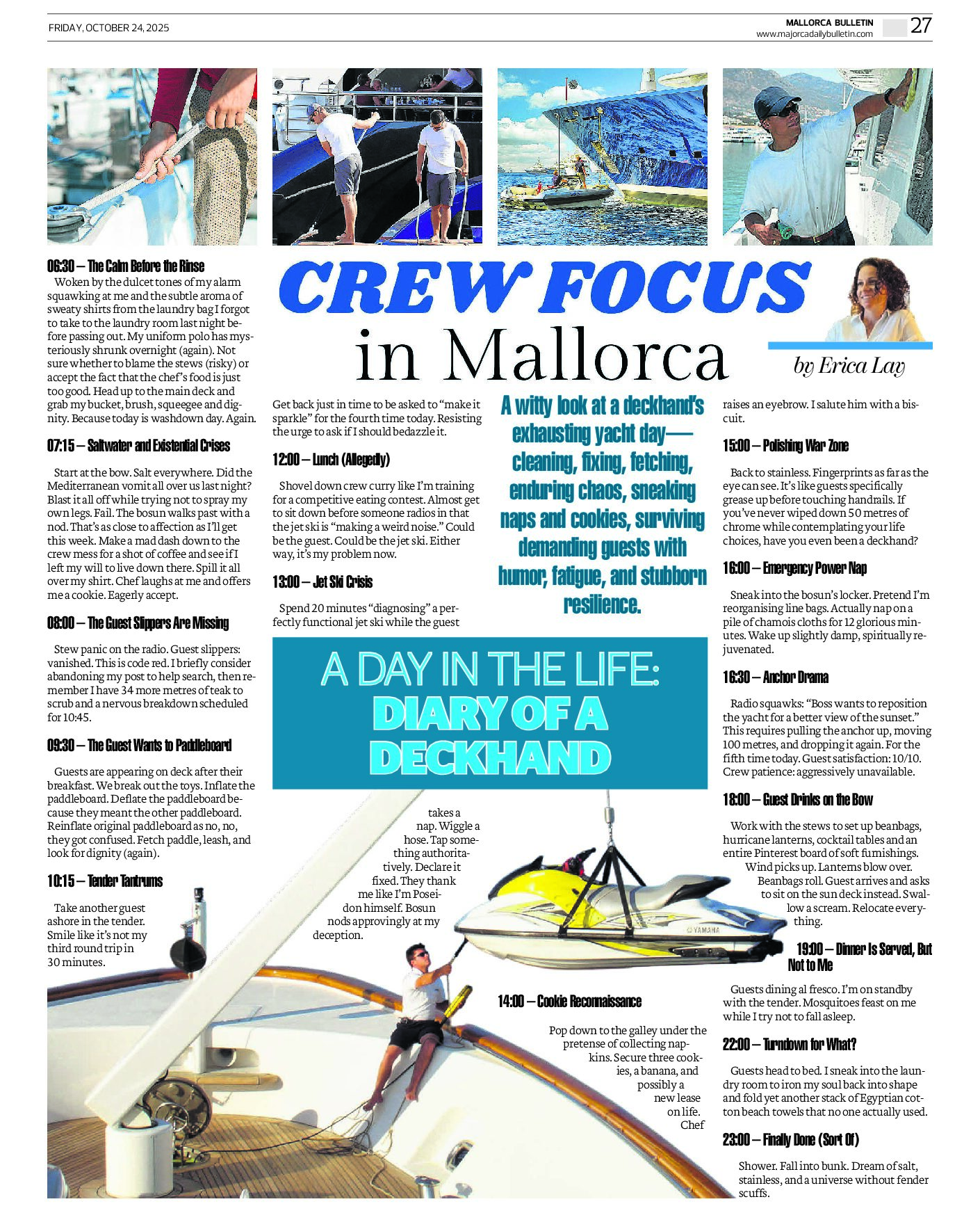 Day in the Life: Diary of a Deckhand