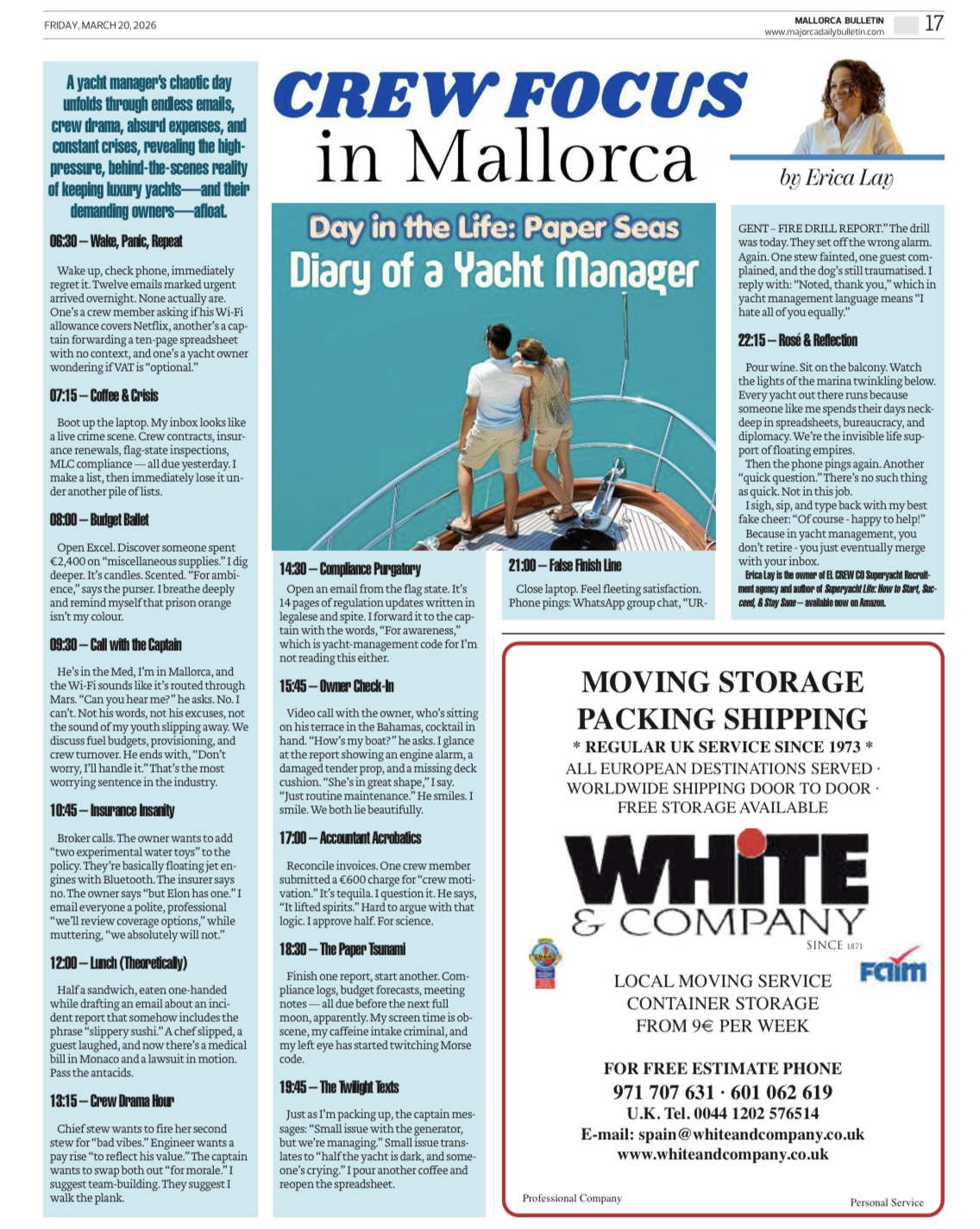 A Day in the Life: Paper Seas